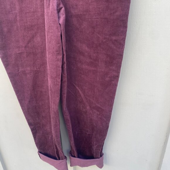 NWT Lucy & Yak Original Dungaree Bib Overalls Corduroy Dark Plum Purple - Picture 8 of 9